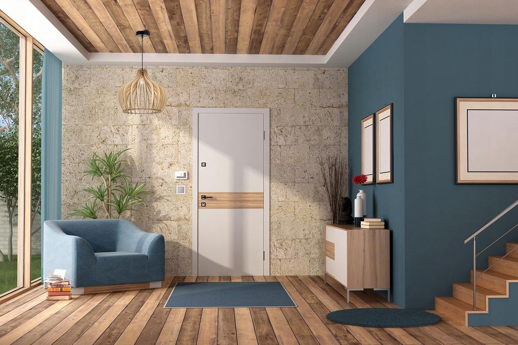 MODERNE HOLZ-LED-DECKENHÄNGELEUCHTE