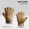 Tactical Gloves Outdoor Cycling Men and Women's Sports Fitness Training Non Slip Breathable Wear-resistant Performance Half Finger Gloves