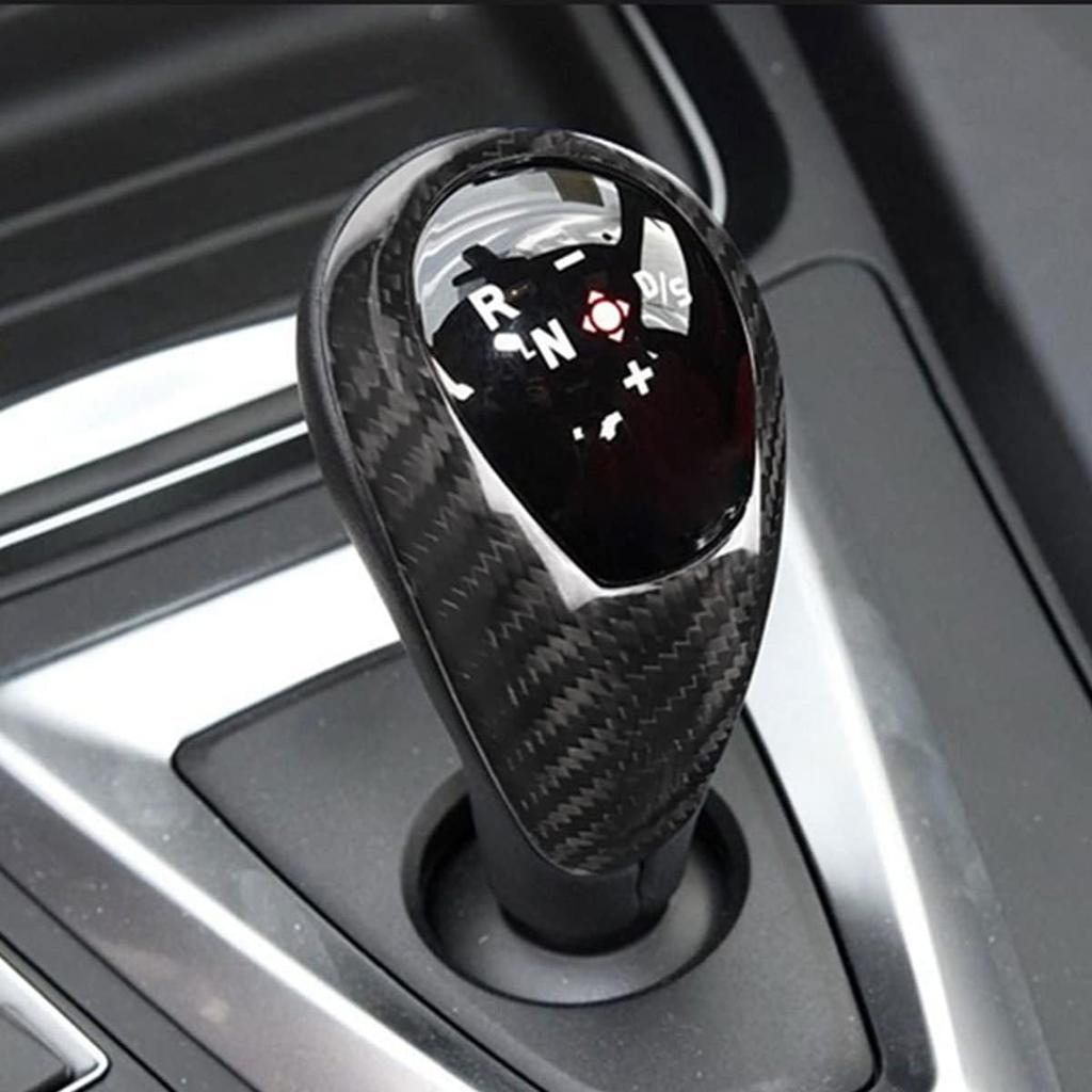 Real Carbon Fiber Interior Accessories Fit for BMW M2 F87 M3 F80 M4 F82 M5 F83 F10 F85 X5M F86 X6M F12 Car Gear Shift Lever Head Decoration Cover
