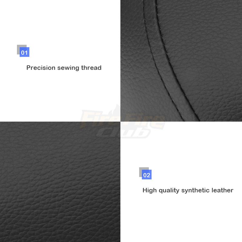 Motorcycle Synthetic Leather Pad Front New Plug In Driver Backrest Pad Sissy Bar For Honda VTX 1800 VTX1800 Accessories