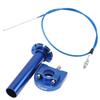 Motorcycle Aluminum Throttle Twist Grip 22mm 7/8" Throttle Knob Gas Grip With Cable For Motorcycle Pit Dirt Bike