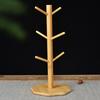 Sturdy Bamboos Cup Holder Drying Rack For Kitchen Bathroom Countertop Organize Cups Utensils Keys Jewelry