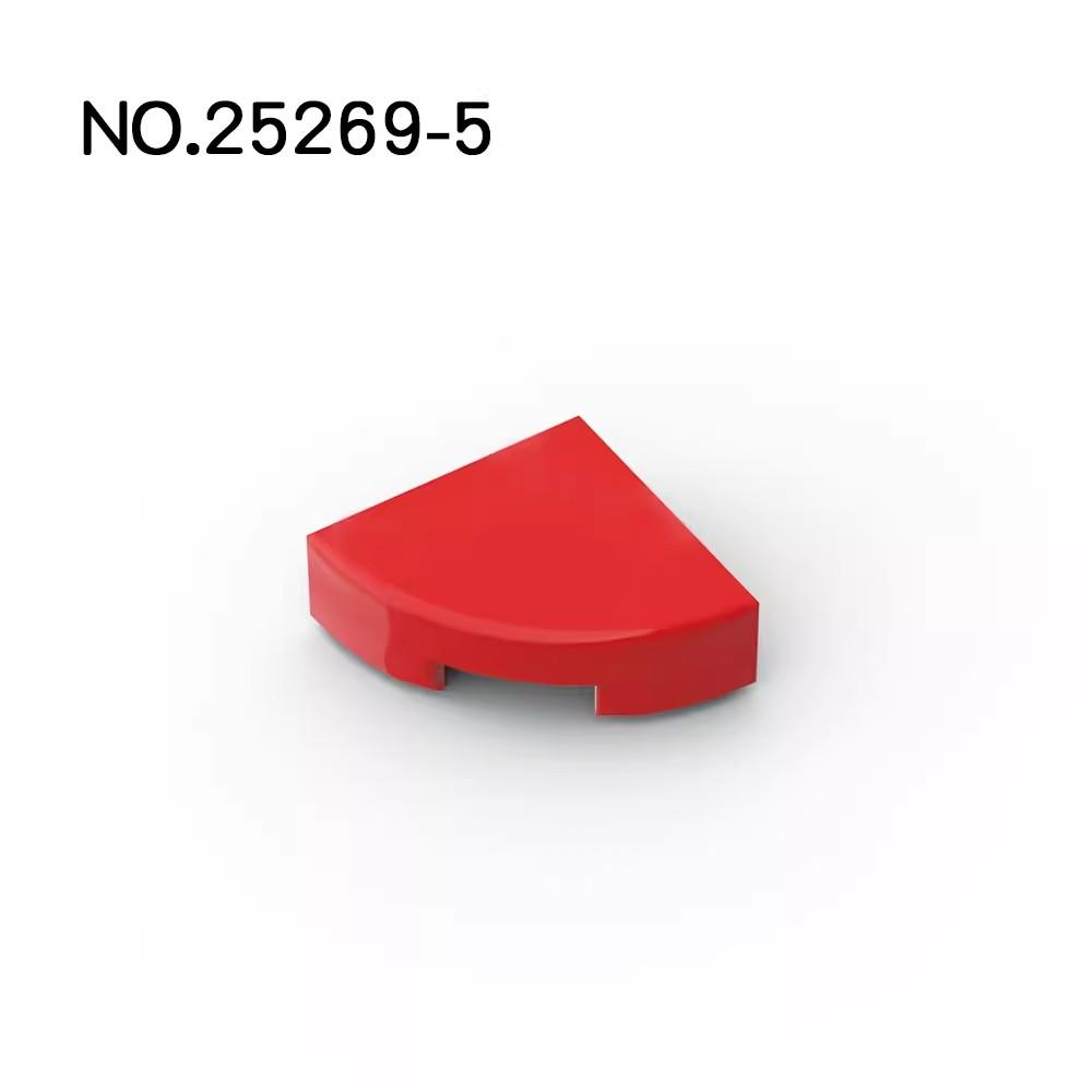 20Pcs  MOC Compatible Assembles Particles 25269 48410 Tile Round 1 X 1 Quarter Building Block Parts DIY Compatible Tech Toy