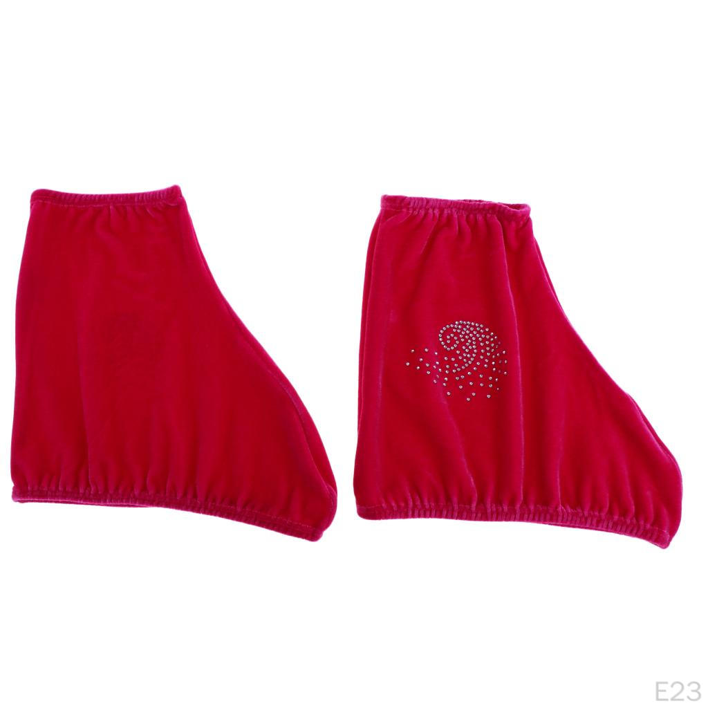 1 Pair Figure Ice Skate Boots Cover Overshoes Wrap with Qualified Opening