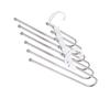 Rack pliabil alb pentru pantaloni, cuier multifuncțional, cu mai multe straturi, pliabil, pentru pantaloni, raft agățat