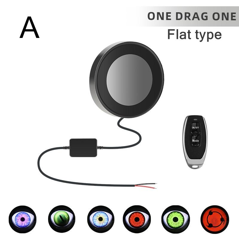 

Universal Car Devil Eye LED Headlight with 6 Low Light Modes Motorcycle Lens AtmoSphere Control