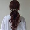 Acetate Acrylic French Hair Barrettes Curved Rectangle Styling Automatic Tortoise Shell Hair Clips Hair Accessories