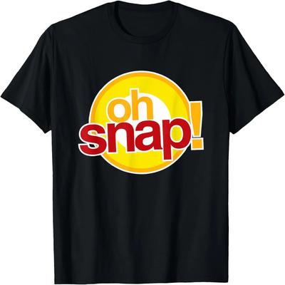 Oh Snap 90s Funny Saying Fun Expression Graphic T-Shirt