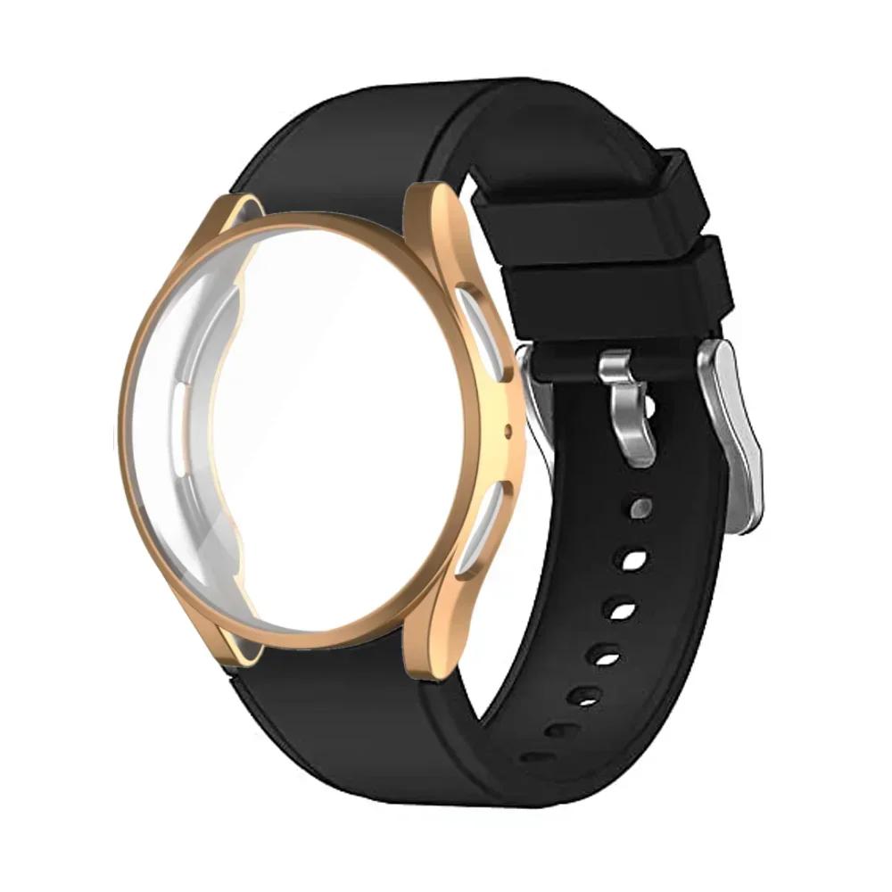 Case+Band for Samsung Galaxy Watch 4/5/6 40mm 44mm Protective Soft TPU Cover+Bracelet for Galaxy Watch 6 Classic 43mm 47mm Strap