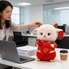 Peluche Pecora Animale Cartone Animato Per Anno della Pecora Regalo e Decorazione