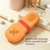 Ventilated Hole Silicone Makeup Brush Bag Dust-proof Cosmetic Brush Storage Pouch  Women