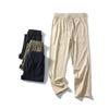 Foreign Trade Export To Domestic Sales Linen Pants Men's Summer Straight Thin Cotton and Linen Pants Loose Old Money Style Casual Men's Trousers