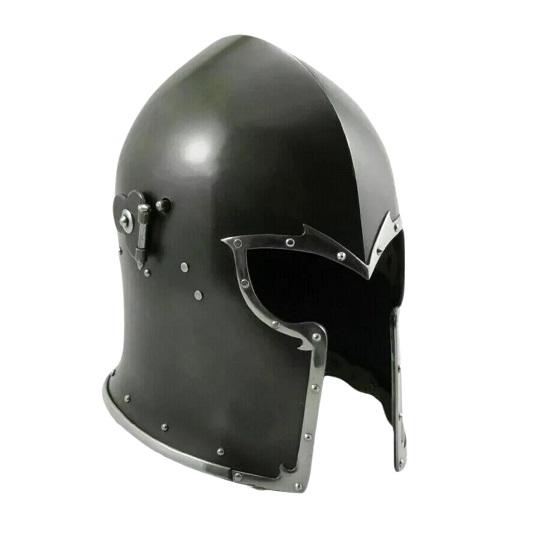 Medieval Barbuta Helmet Armour Helmet Roman Knight Helmets with Liner