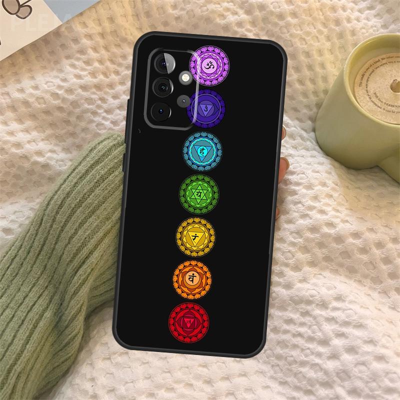 The Mandala Chakra Insist Yoga Case For Samsung Galaxy A15 A22 A52 A32 A54 A14 A16 A26 A36 A56 A55 A35 A05 A06 A53 A33 A13