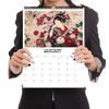 1pc, 2026 Retro Japanese-Style Wall Calendar, Ukiyo-e Series, 12 Different Designs, Wall Calendar, Birthday, Christmas Gift