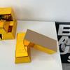 Ideales Geschenk Simulation Fälschung Goldbarren Glitzernder Türstopper Goldener Ziegel Filmrequisite Briefbeschwerer Goldbarren Sparschwein Heimdekoration
