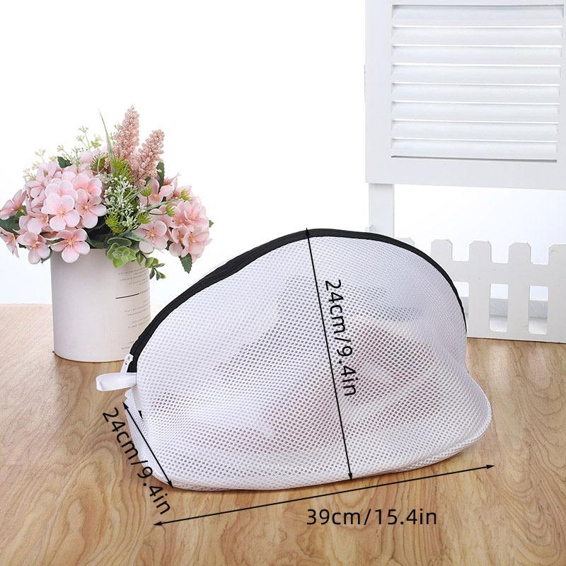 Shoes Laundry Bag Zippered Washing Machine Shoe Protector Washing Bag Dirty Clothes Mesh Polyester Anti-deformation Bags