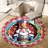 1pc Christmas Nutcracker Chair Mat - Anime Cartoon Design, Non-Slip Carpet for Office Chair, Festive Gift, Seasonal Decor, Living Room, Bedroom, Game