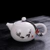 Ceramic Teapot, Chinese Kungfu Teaware, Small Tea Maker, Hand Grip Pot, Household Porcelain for Cha Drinkware