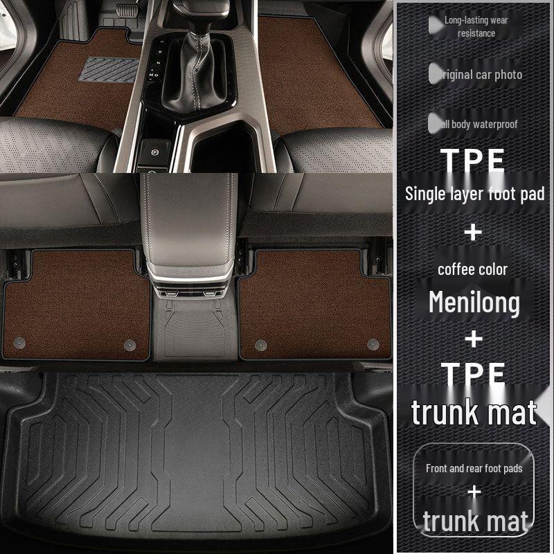 New Geely Emgrand Full Coverage Floor Mats for 4th & 5th Gen - Stylish, Modified Carpet Mats
