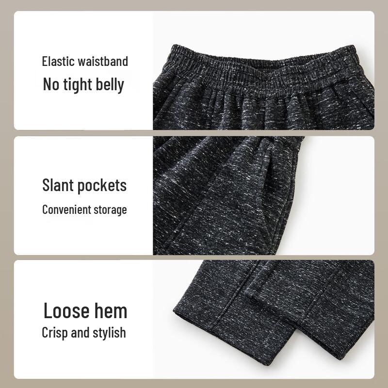 ASK JUNIOR Girls' Fleece-Lined Wide-Leg Casual Pants