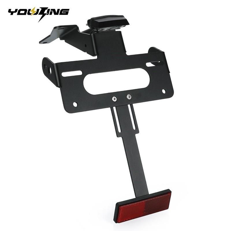 License Plate Holder For Speed Triple 1200 RS/RR ---2024-2025 Motorcycle Fender Eliminator Tail Bracket LED Light