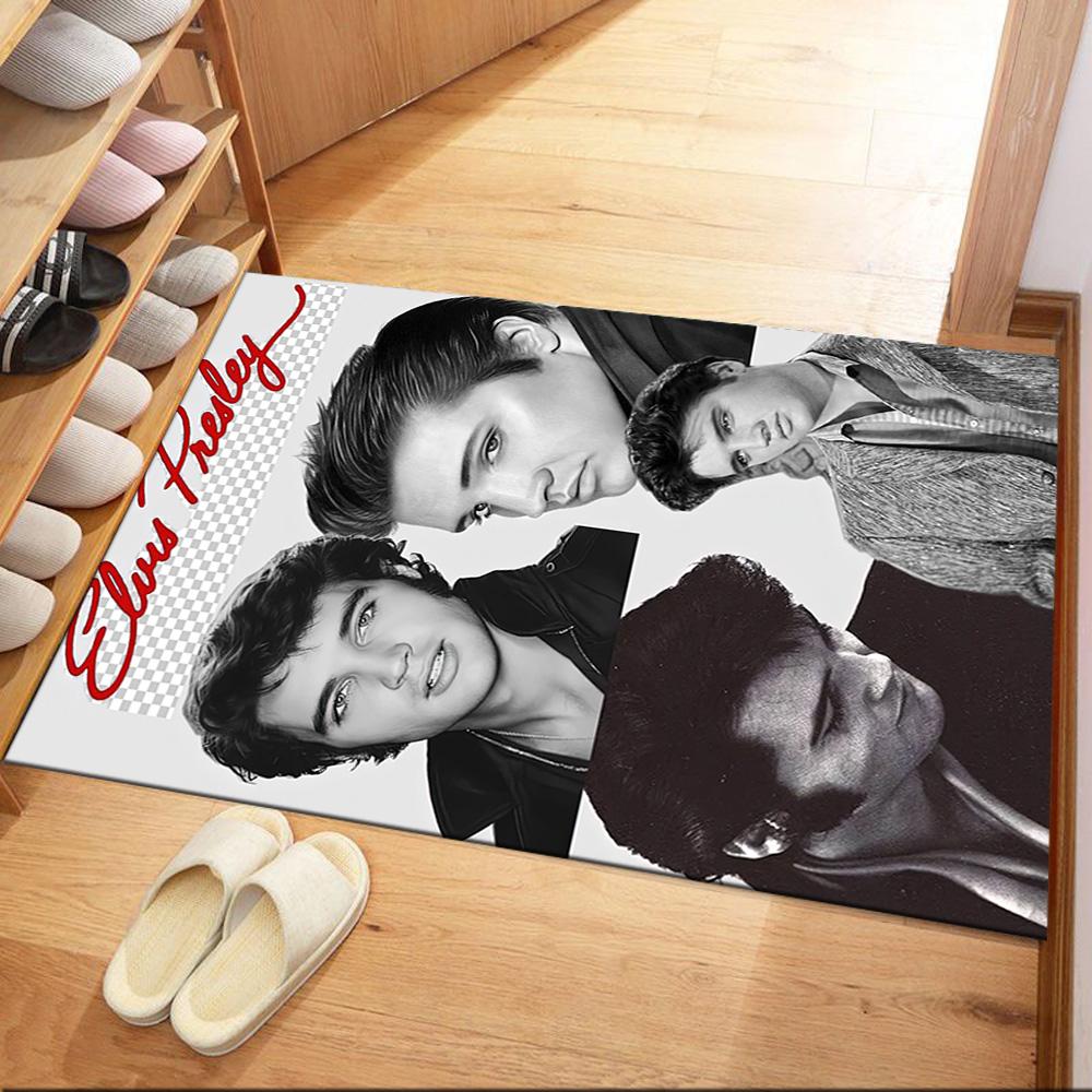Elvis Floor Mat Design For Bedrooms Entryway Kitchen Hallway Antislip Rug Office Home Decor Wedding Party Gift