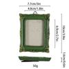 Green Picture Frame Ornaments Resin Photo Display Holders Baroco Style Photo Frame  Living Room