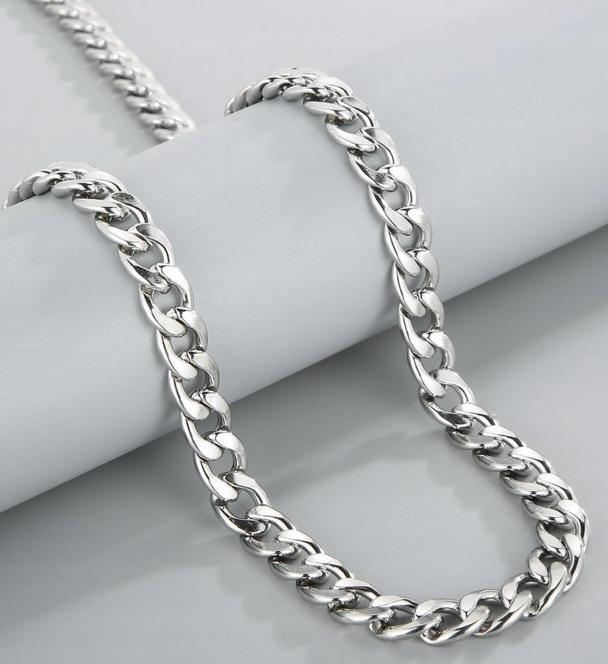 THICK Men' Chain Silver Chain Armour DURABLE ELEGANT