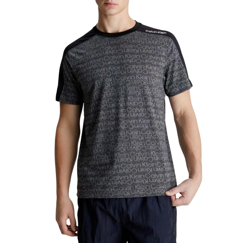 Calvin Klein Mens Logo Mesh Gym T-Shirt