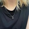 Adjustable Length Clavicle Chain Trendy Vintage Teeth Pendant Necklace Decor