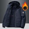 Wintermantel für Herren, Herbst und Winter, Übergröße, Samt-Baumwolljacke, Winterkleidung, Baumwolljacke