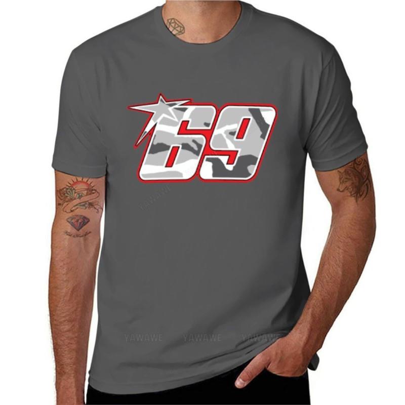 

69 Nicky Hayden T-Shirt t-shirts man T-shirt short Men s t-shirts teenagers black t-shirt summer 4XL