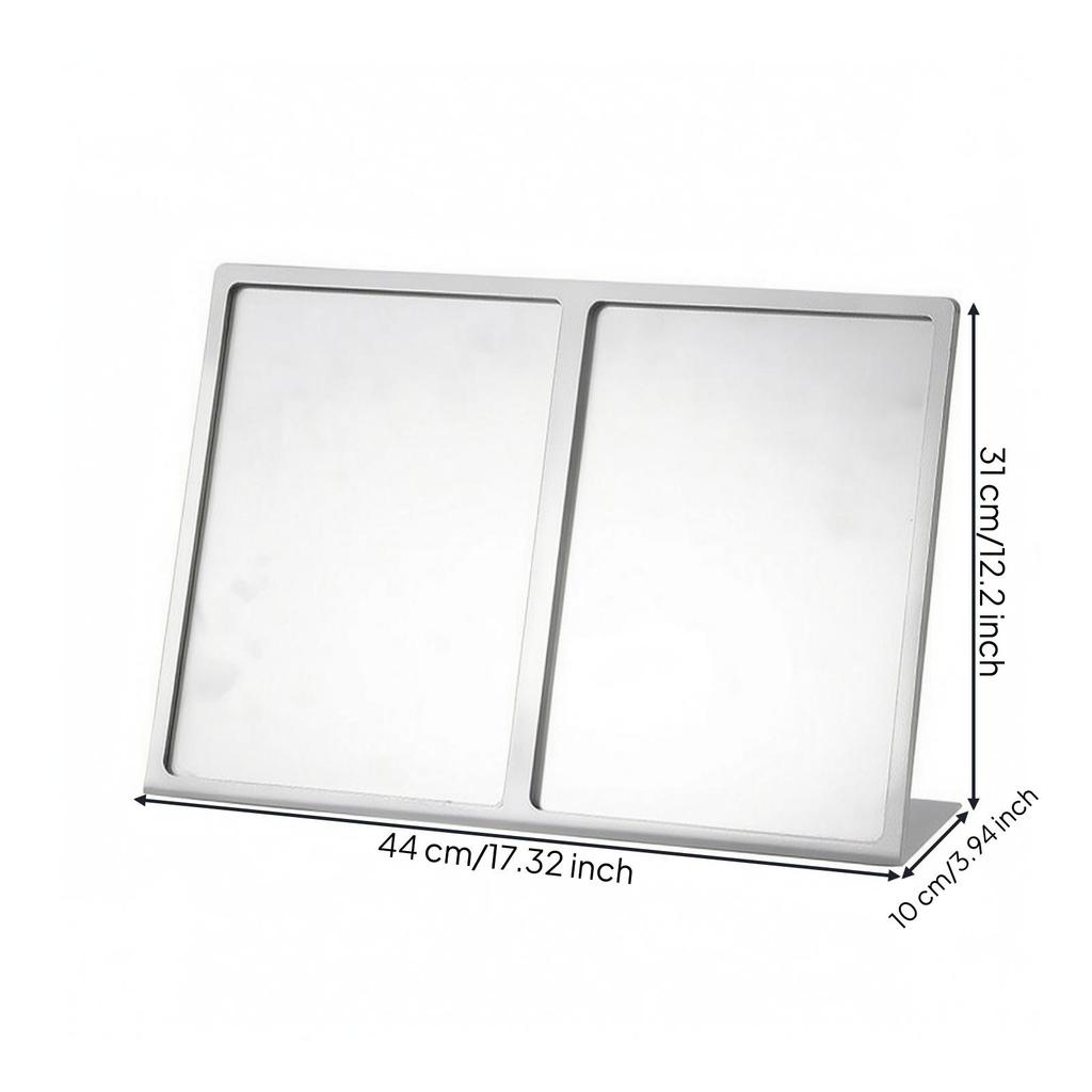 Compact Tabletop Sign Holder Stable Menu with Angled Base Space-Saving