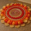 Flower Rangoli Set – Diwali Rangoli Decoration for Home|Rangoli Diya Decoration