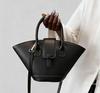 Fashi Designer Bucket Bag PU Leather Women Handbags Large Shoulder Crossbody Bags Half Mo Basket Bags for Women 2026 Tote