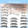Exquisite 4 Magnet Eyelashes Soft And Natural Faux Lashes Reusable With Quantum Eyelash Clip