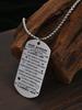 Stainless Steel Keychain and Necklace, a Gift for My Daughter, Engraved Badge, Ideal Gift for Men, Couples, Boyfriend, Family & Friends