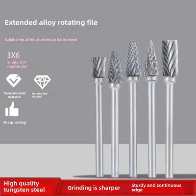 Karbit Tungsten Çelik Döner Eğe Ahşap İşleme Oyma İçin Taşlama ve Freze Bıçağı