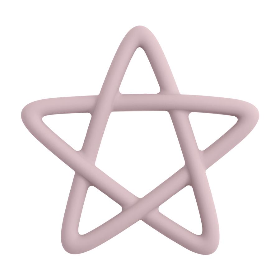 Baby Silicone Teethers Toy Food Grade Newborn Pacifier Molar Chewing Teething Toy Cartoon Star Baby Grip Training Toy