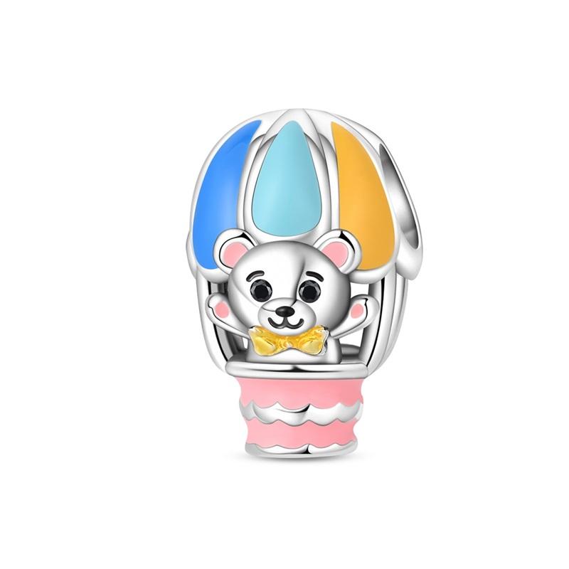 Original Kupferfarbe Clown Holzpferd Marionette Anhänger Perle Geeignet für Damen DIY Halsketten Armbänder Schmuck Geschenke