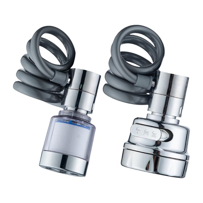 360 Rotating Faucet Nozzle for Kitchen Sinks not Splashes & Water Conservation Sink Attachment Simple Installation