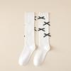 Micro-pressure Calf Socks, Bow Long Stockings, Cotton Boneless Socks, Women's Knee-high Socks