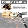 5PCS 3/8" Fuel Line Fittings,Leak-Proof Brass 3/8" Barb Fitting with 1/2-20 Male Threads for Hose Connector,Universal Fuel Line Connector for