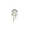 Metal Rhinestone Resin Tassel Brooch Women Brooch Gold Black Green AB9842-B09918-NL698