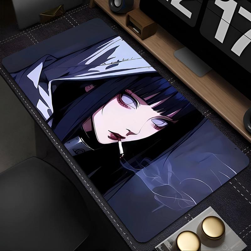 90x40cm Mouse Pad Naruto Hyuuga Hinata Gaming Accessories Notbook Computer Speed Mini Pc Gamer Keyboard Pad Desk Mat HD Mousepad