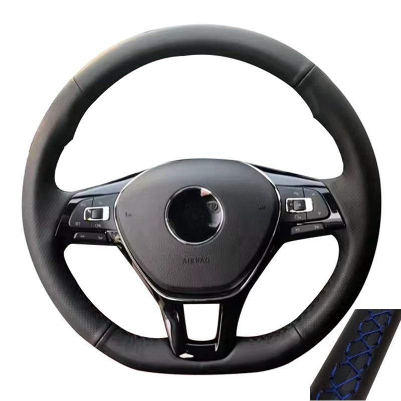 Microfiber Leather Steering Wheel Cover Car Steering Wheel Cover For Volkswagen Vw Golf 7 Mk7 New Polo Jetta Passat B8