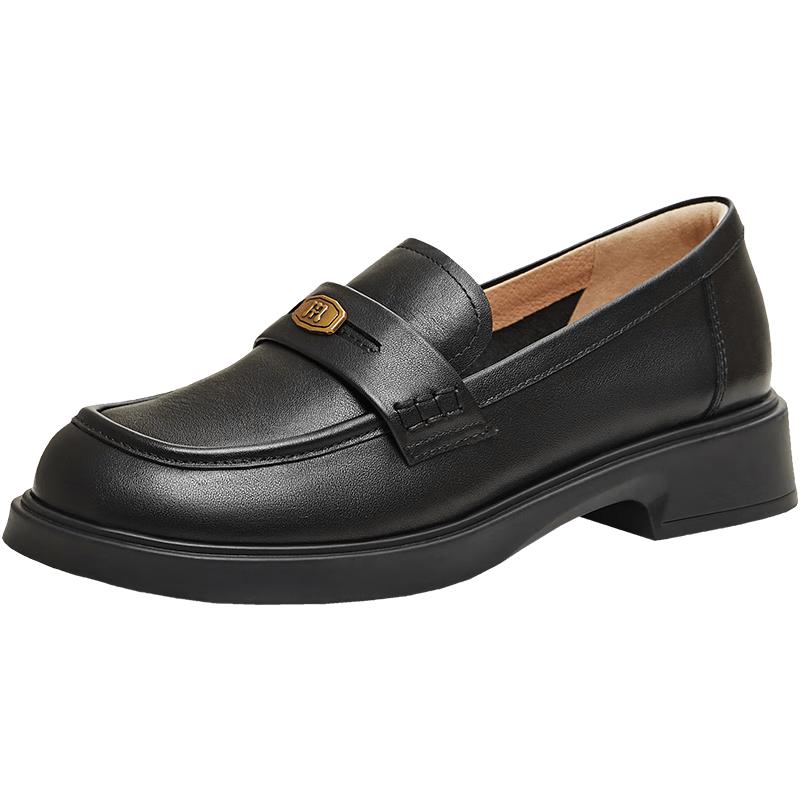 Teenmix British Style Thick-soled Loafer Flats 38