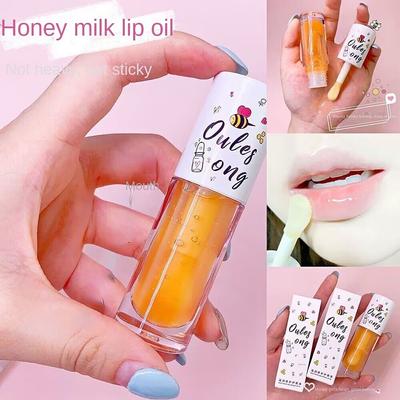 Abeille bouche étanche huile pour les lèvres rouge soin des lèvres brillant à lèvres réparation lignes des lèvres peau sèche et craquelée soin des lèvres huile hydratante pour les lèvres ensemble longue durée maquillage pour femmes
