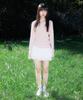 ROSEFRANTZ Lace Label V-Neck Long Sleeve [Pink]
